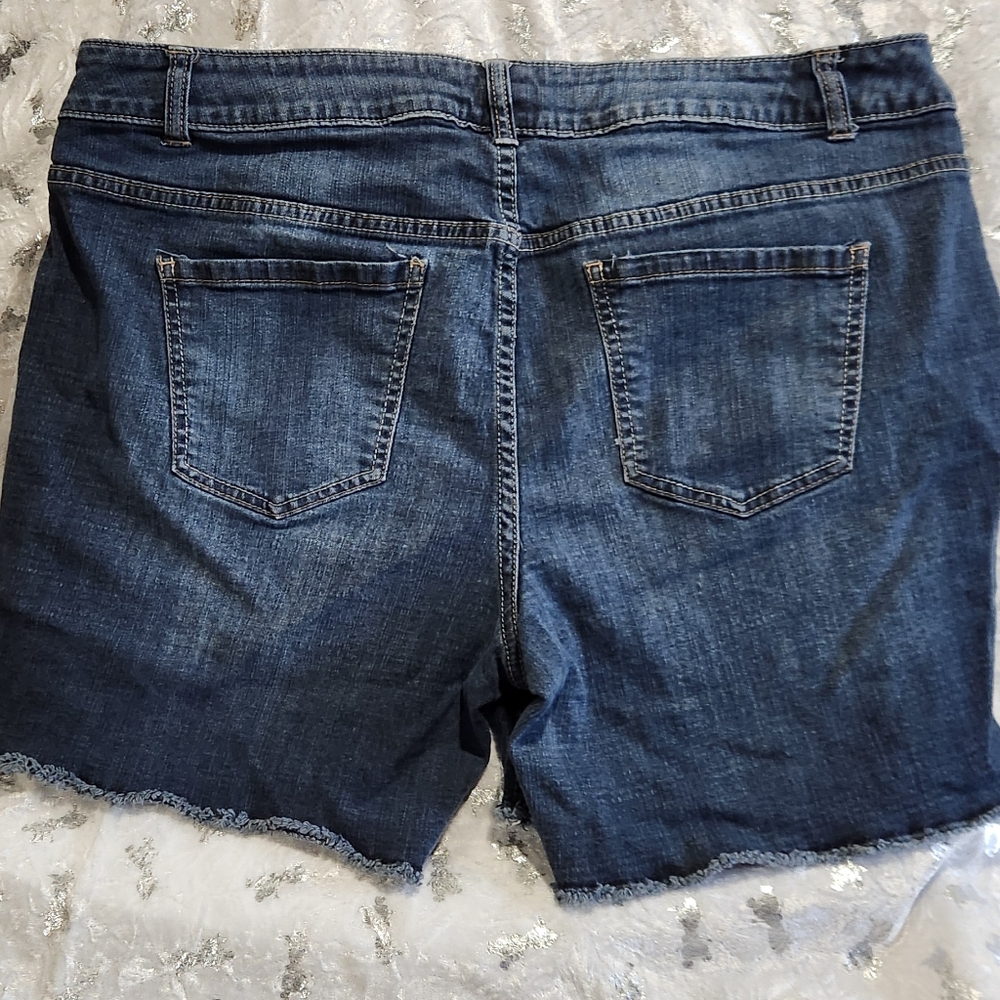 Lane Bryant- Women's(18) Cut Off Denim shorts - Picture 4 of 4